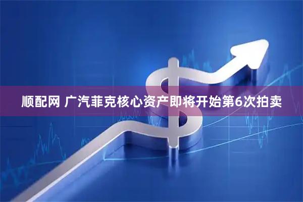 顺配网 广汽菲克核心资产即将开始第6次拍卖